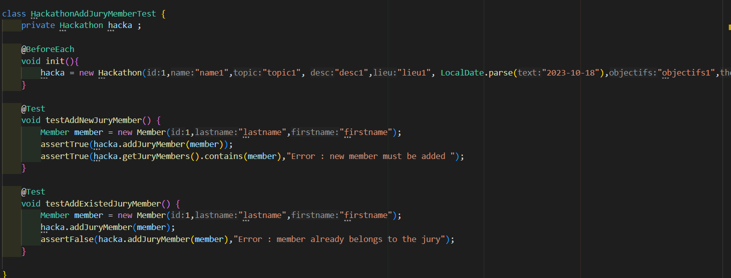 Serie de test exemple